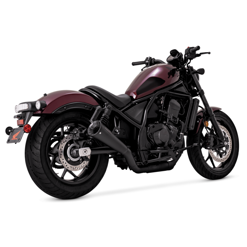 Honda Rebel 1100 Performance Exhaust - Vance and Hines - Slip-On - Matte Black - `21-`22